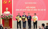 Báo Nhân Dân bổ nhiệm, tái bổ nhiệm 3 cán bộ, trao quyết định cho 27 cán bộ nghỉ hưu sớm, thôi việc