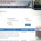 Nguội lạnh thông tin trên Website của một số cấp, ngành tỉnh Quảng Ngãi 