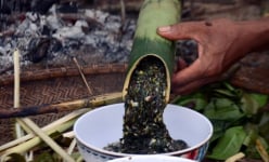 Canh thụt và đọt mây - món ngon đặc sản của người Tây Nguyên