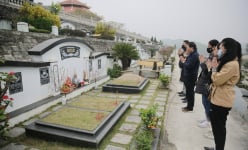 Siêu công viên nghĩa trang nhộn nhịp những ngày cận Tết Nguyên đán
