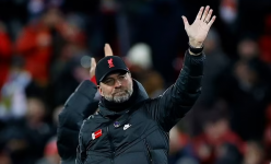 Liverpool thắng '4 sao', HLV Jurgen Klopp hết lời khen Diogo Jota