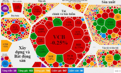 'Vua thép' Hòa Phát và hai ngân hàng gây áp lực, chỉ số VN-Index sụt hơn 15 điểm