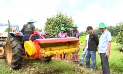 Trồng 'cây tiền tỷ' công nghệ cao, phục tài anh nông dân Bình Phước sáng chế máy băm cỏ tự động