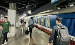 Công ty vận tải đường sắt Sài Gòn dừng chạy nhiều đoàn tàu vì ảnh hưởng mưa lũ