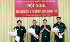 Thượng tá Nguyễn Văn Hiệp nhận nhiệm vụ Chính ủy Bộ đội Biên phòng tỉnh An Giang