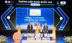FVG Travel được vinh danh giải thưởng Thương hiệu mạnh quốc gia 2023