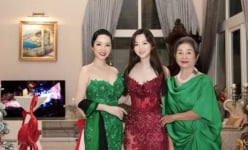 Gia đình 3 thế hệ đều là mỹ nhân 'cực phẩm' của hoa hậu Giáng My