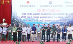 Hỗ trợ nạn nhân bom mìn có hoàn cảnh khó khăn ở Lạng Sơn