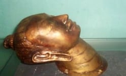 Ngắm mải mê những cổ vật Champa, có đầu tượng thần Siva bằng vàng được tìm thấy ở Quảng Nam