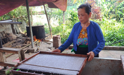 Nỗ lực 'hồi sinh' nghề làm giấy dó của người Mường ở Hòa Bình