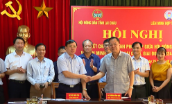 Hội Nông dân tỉnh Lai Châu ký kết chương trình hợp tác với Liên minh hợp tác xã giai đoạn 2024-2030