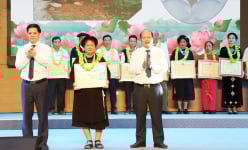 Phó Chủ tịch T.Ư Hội NDVN Phạm Tiến Nam dự Hội nghị biểu dương chi hội trưởng nông dân xuất sắc tỉnh Hà Giang