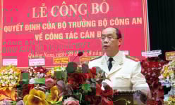 Giám đốc Công an tỉnh Quảng Nam được thăng hàm Thiếu tướng