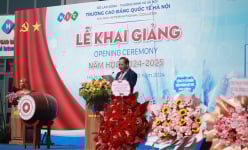 Trường Cao đẳng Quốc tế Hà Nội tưng bừng tổ chức Lễ khai giảng, đón 2.500 tân sinh viên tựu trường