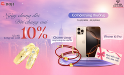 Ngày đại hỷ ngập tràn hạnh phúc cùng ưu đãi lớn từ DOJI