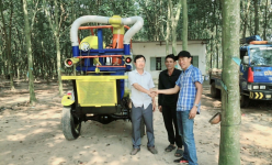 Nông dân sáng chế máy nông nghiệp ở Bình Phước, có một thiết bị được Cục Sở hữu trí tuệ cấp bằng độc quyền