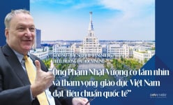 Hiệu trưởng Đại học VinUni: 'Ông Phạm Nhật Vượng có tầm nhìn và tham vọng giáo dục Việt Nam đạt tiêu chuẩn quốc tế'