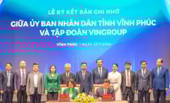 UBND tỉnh Vĩnh Phúc và Tập đoàn Vingroup ký kết thoả thuận hợp tác toàn diện về chuyển đổi xanh