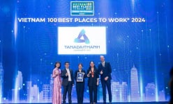 Tập đoàn Tân Á Đại Thành được vinh danh trong Top 100 Nơi Làm Việc Tốt Nhất Việt Nam 2024