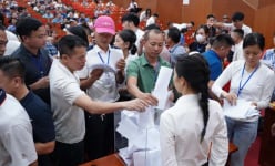 Đấu giá đất Thạch Thất: Thu hút hơn 1.300 bộ hồ sơ, giá cao nhất 59,4 triệu đồng/m2, gấp 25 lần khởi điểm