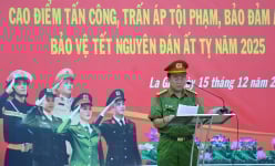Công an tỉnh Bình Thuận tổ chức lễ ra quân cao điểm tấn công, trấn áp tội phạm, bảo đảm an ninh trật tự