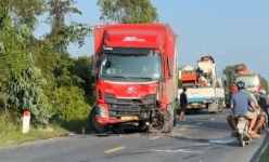Thêm một người tử vong trong vụ va chạm ô tô tải ở quốc lộ N2 Long An