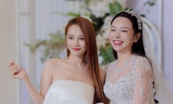 Nhã Phương, Lê Giang bay từ TP.HCM ra Hải Dương dự đám cưới Kim Oanh - Vũ Tuấn Việt