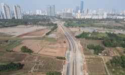 Hình hài dự án đường Lê Quang Đạo kéo dài sắp được thông xe