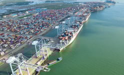 Cảng nước sâu lớn nhất Việt Nam Cái Mép - Thị Vải xếp thứ hạng bất ngờ trên thế giới