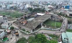 Tái khởi công cầu gần 500 tỷ tại cửa ngõ TP.HCM sau 6 năm “đứng hình”
