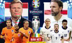 Trực tiếp bóng đá Hà Lan vs Anh (Link TV360, VTV)