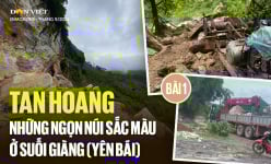 Tan hoang những ngọn núi sắc màu ở Suối Giàng (Yên Bái)