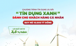 Agribank dành 10.000 tỷ đồng triển khai chương trình ưu đãi “Tín dụng xanh” đối với khách hàng cá nhân