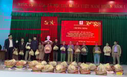 Quảng Nam: “Xuân đoàn kết - Tết yêu thương” của Hội Nông dân huyện Quế Sơn đến với nông dân nghèo
