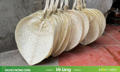 Làm quạt hình trái tim - nghề thủ công tưởng lạ mà quen ở Hà Nội