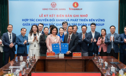 UBND tỉnh Bắc Giang và Vingroup ký kết hợp tác thúc đẩy chuyển đổi xanh, chuyển đổi số