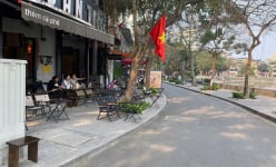 Phố đi bộ 30 tỷ đồng nằm trên địa bàn phường mới sáp nhập ở Hà Nội ế ẩm không ngờ