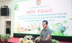 Nông dân Ayun Pa ở Gia Lai biến rác thải thành thức ăn cho gà nhờ dự án xử lý rác thải hữu cơ