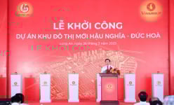 Vingroup khởi công dự án Vinhomes Green City tại Long An
