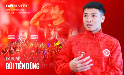 Trung vệ Bùi Tiến Dũng: 'Tôi sắp bị soán ngôi'