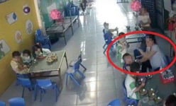 Xử lý vụ bảo mẫu đánh dồn dập trẻ mầm non khi cho ăn tại Long An