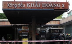 Thợ hàn gây cháy cây xăng ở Quảng Nam