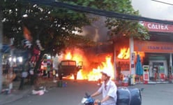 Hé lộ nguyên nhân vụ cháy cây xăng ở TP.HCM