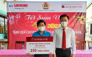 Agribank Chi nhánh tỉnh Long An tổ chức 'Tết sum vầy – Xuân bình an 2022'