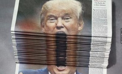 Khi Tổng thống Mỹ Donal Trump... lên sạp báo