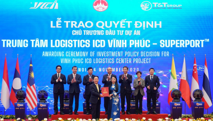 Thủ tướng khởi động mạng lưới Logistics thông minh ASEAN với dự án đầu tiên 'Trung tâm Logistics ICD Vĩnh Phúc'