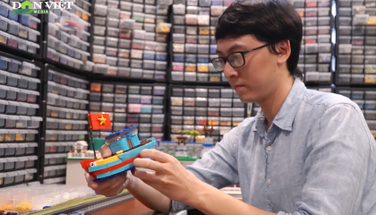 Chàng trai tái hiện nét đẹp Việt Nam bằng hàng triệu mảnh lego