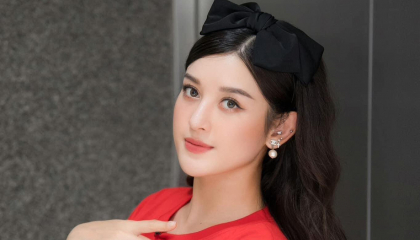 Á hậu Huyền My mong Tiến Linh ghi bàn trong trận ĐT Việt Nam đối đầu ĐT Trung Quốc