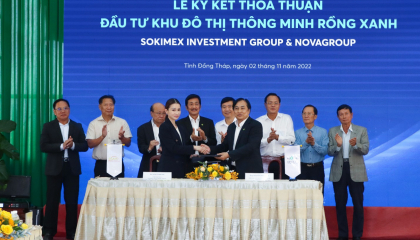 NovaGroup và Sokimex cam kết đầu tư, phát triển dự án khu đô thị BLUE DRAGON