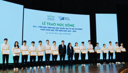 NovaGroup trao 200 học bổng trị giá 1 tỷ đồng cho sinh viên ĐHQG TP.HCM